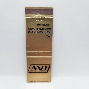 Vintage Matchbook The Newton National Bank Newton Iowa Memorabilia